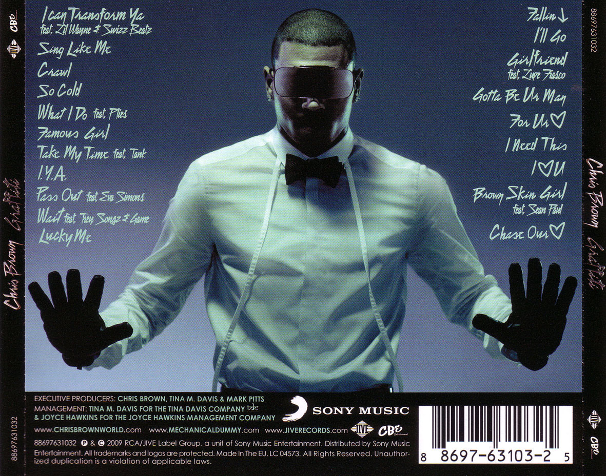 Chris Brown  Graffiti (Deluxe Edition) : Back